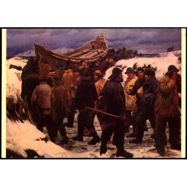 M. Anker - Redningsbden fres gennem klitterne - Skagen Museum 2037 - Ubrugt