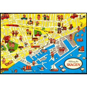 Nissen - Hilsen fra Skagen - Grsblls  8505 - Ubrugt