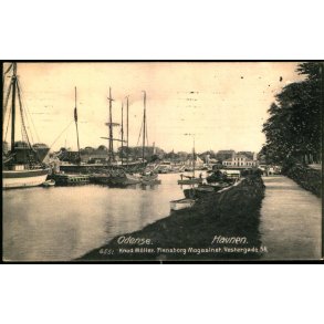 Odense -  Havnen - Knud M�ller - Flensborg Magasinet 6551 - Brugt