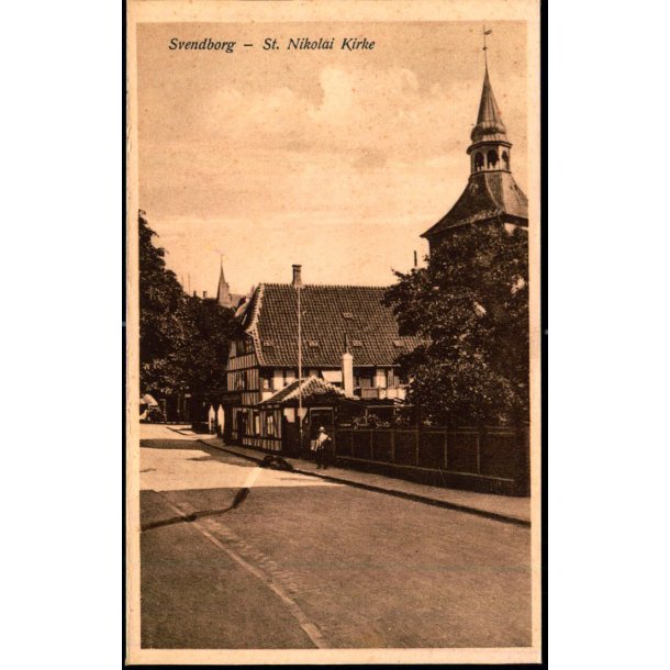 Svendborg - St. Nicolai Kirke  - Einar Hansens Bogh. 9042 - Ubrugt