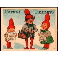 Muff - Nu er det Jul Igen - Kuvert og Kort Hafnia Jule-Bryg