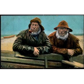M. Ancher : To Fiskere- Stender 27709 - Ubrugt