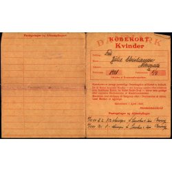 Kbekort - Kvinder med Ptegninger - 2 Verdenskrig