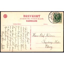 Ollerup H�jskole set fra Haven - W.K.F. 4637 - Brugt
