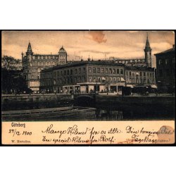 Postkort fra Sverige  28 - 12 - 00  - Til Kbenhavn  - Stempel Fra Sverige i Ramme