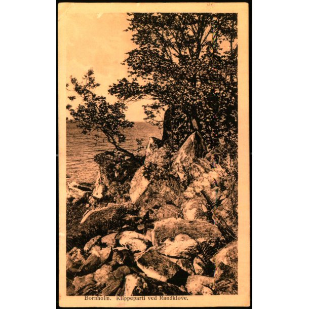 Bornholm - Klippeparti ved Randklve - Alex Vincent 488 - Brugt