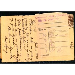 Postkort - Ubekendt Distrilt - 27 - 19 - 5 - 4 - Retur til Afsender 22 - 12 - 43 - Brugt