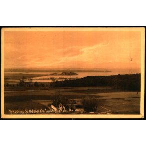 Nyk�bing Sj. - Udsigt fra Vandtaarnet - Poul Helms Bogh. 36823 - Brugt