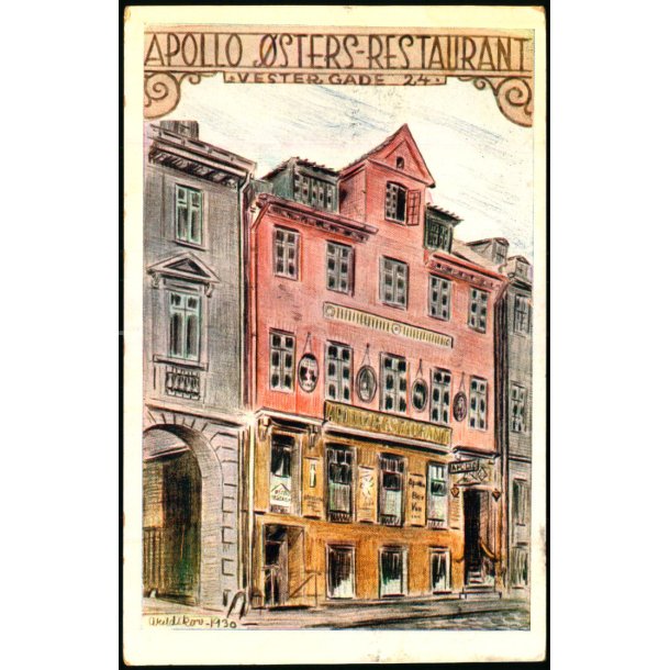 Apollo sters Restaurant - Vestergade 24 - Chr. Cato u/n - Ubrugt