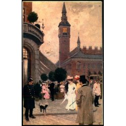 P. Fischer - Parti fra Raadhuspladsen - Nielsen &amp; Lydiche u/n - Brugt