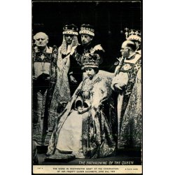 Coronation - Dronning Elizabeth  II - Westminster Abbey - Ubrugt