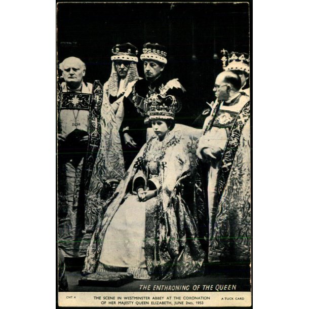 Coronation - Dronning Elizabeth  II - Westminster Abbey - Ubrugt