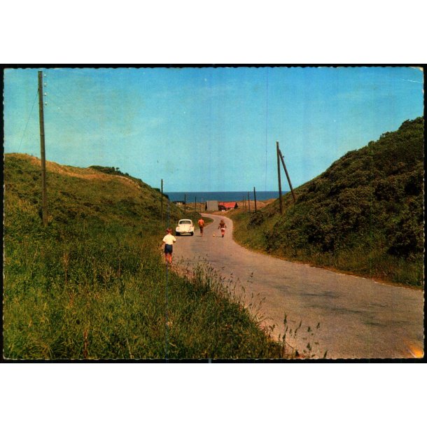 Hulvejen i Tornby Strand - Hirtshals Bogh. 43 610/9 - Brugt