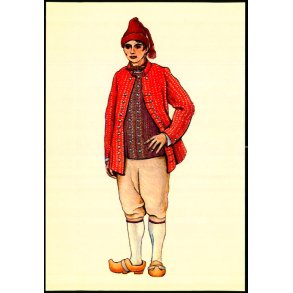 Dansk egnsdragt fra Aalborg - 1810 - 1820 - Odense T.K. 8337 - Ubrugt