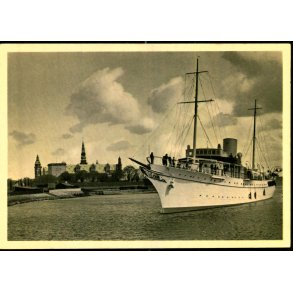 Kongeskibet Dannebrog ved Kronborg Slot - Helsingr - Grnlund 61 - Ubrugt