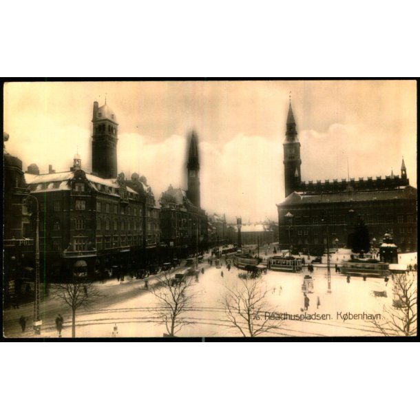 Raadhuspladsen - Kbenhavn - Fotokort Ove Ltken u/n - Ubrugt