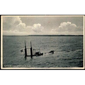 Dykkende Undervandsbaad (B-Baad) - V. Thaning & Appel s Marinekort 165 - Ubrugt