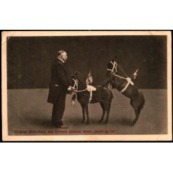 Direktr Bech Olsen med Verdens mindste Heste "Knold og Tot" - u/n - Ubrugt - Svage hjrner !