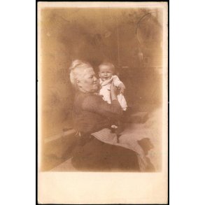 Fotokort Ukendt - Mor og Barn ? - Brugt