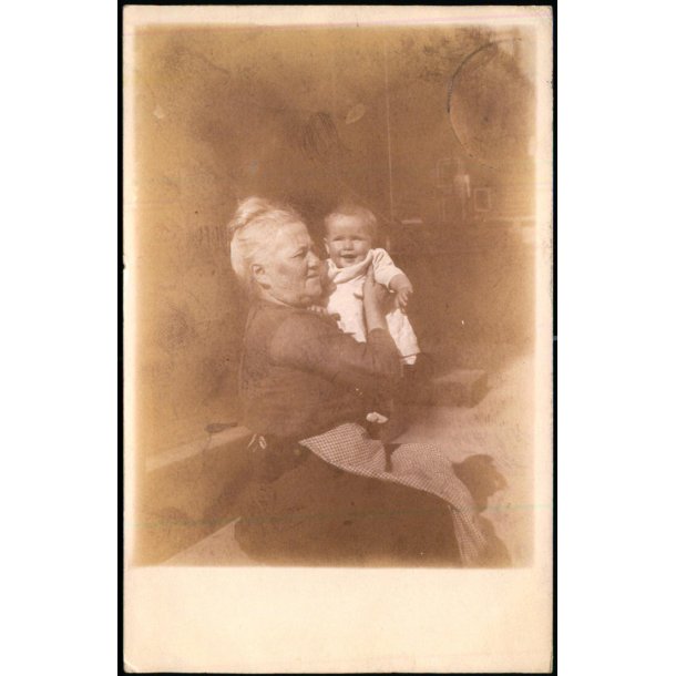 Fotokort Ukendt - Mor og Barn ? - Brugt