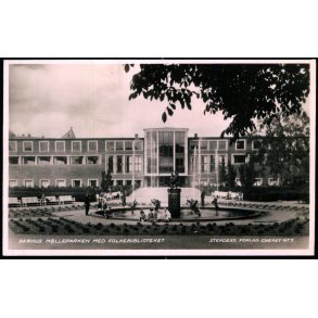 Aarhus - M�lleparken med Folkebiblioteket - Stender 7 - Ubrugt