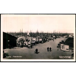 Esbjerg - Fiskerihavnen - Fotokort Jespersens Bogh. 3080 - Brugt