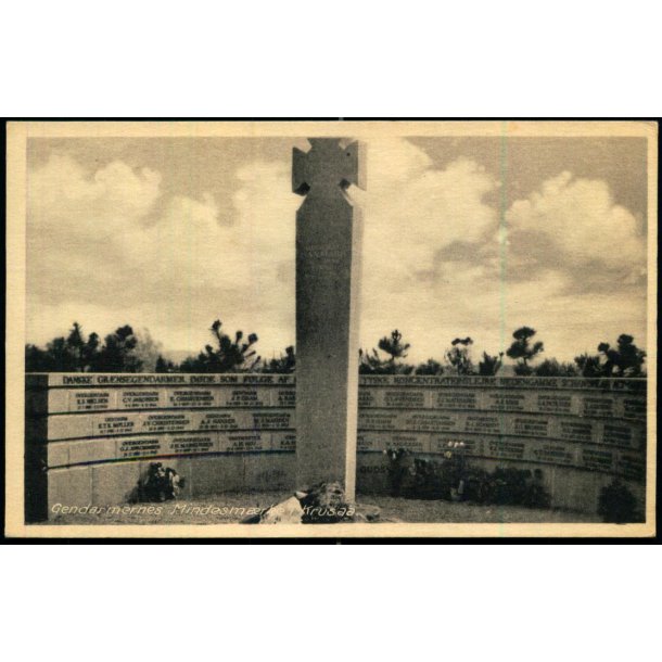 Gendarmernes Mindesm�rke i Krusaa - Netzler Efterf. 2585 - Ubrugt