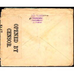 Censurbrev fra Danmark  2 - 3 - 19 - Til U.S.A.