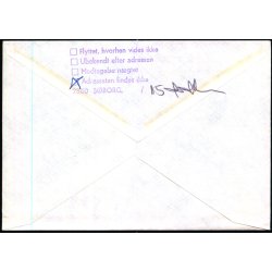 Brev - Retur  15 - 4 - 75