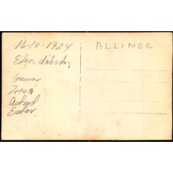 Esters D�bsdag 16 - 10 - 1924 - Fotokort u/n - Ubrugt