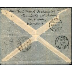 Luftpost Brev fra Tyskland til Kenya - 14 - 9 - 33
