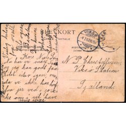 Johannes Christoffersen med Familie  - Aarhus 3 - 7 -1907  - Fotokort - u/n - Brugt