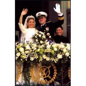 Prins Willem Alexander og Prinsesse Maxinas Bryllup - Hallmark 150 - 11x18 cm. - Ubrugt