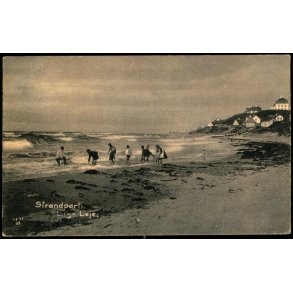 Strandparti - Liseleje - Albert Jensens Bogh. u/n