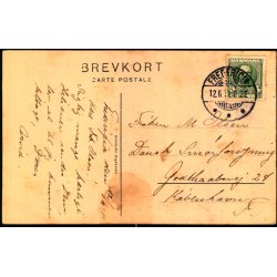 Fredericia - Parti fra Udkigstaarnet - Gr�nholts Bogh. u/n - Brugt