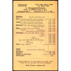 A.Korsgaard - Jensen - Export - Kbh.K.  - u/n - Brugt.