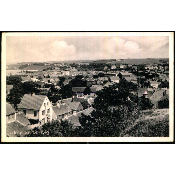 Udsigt over Lemvig - Stender L. 8 - Ubrugt