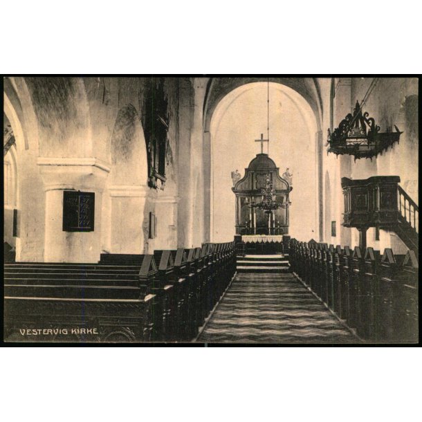 Vestervig Kirke - P. Jensen 190 - Ubrugt