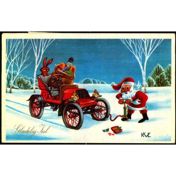 K.V. Larsen - Gldelig Jul - Rudolf Olsen u/n - Brugt