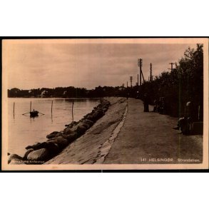 Helsing�r - Strandvejen - Fotokort Stender 141 - Brugt