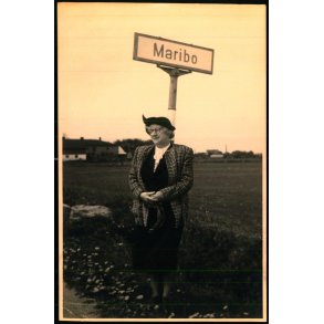 Maribo - Fotokort u/n - Ubrugt - Svagt Hj�rne !