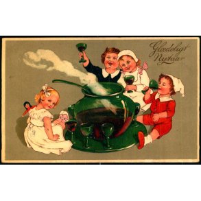 Gldeligt Nytaar - Serie 9344 - Brugt