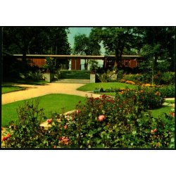 Gisselfeld - Kiosken set fra Parken -  A/S Hertels Papir 6607 - Ubrugt