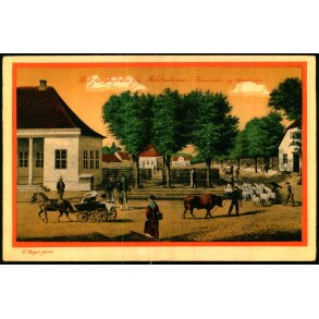 C. Bayer - Vesterport med Udsigt til Ravelien og Tivoli 1848 -  Alex Vincent 292/9 - Ubrugt