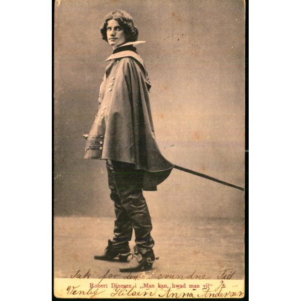 Robert Dinesen i Man kan hvad man vil - Alex Vincent 1014 - Brugt