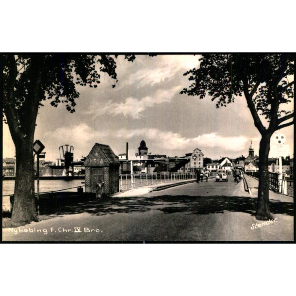 Nyk�bing F. - Chr. IX s Bro - Stender 329 - Ubrugt