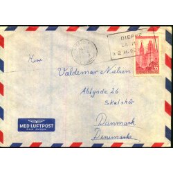 Luftpost Brev fra Frankrig til Danmark - 19 - 4 - 58