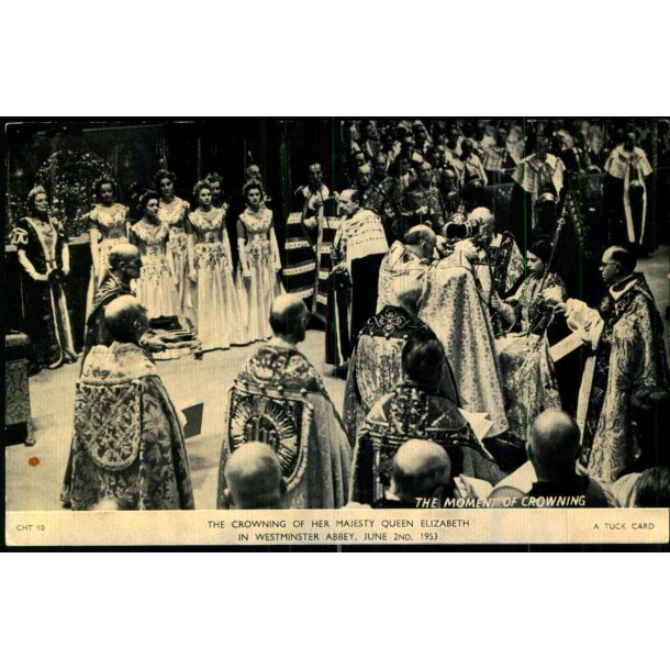 Coronation - Dronning Elizabeth  II - Westminster Abbey - Ubrugt