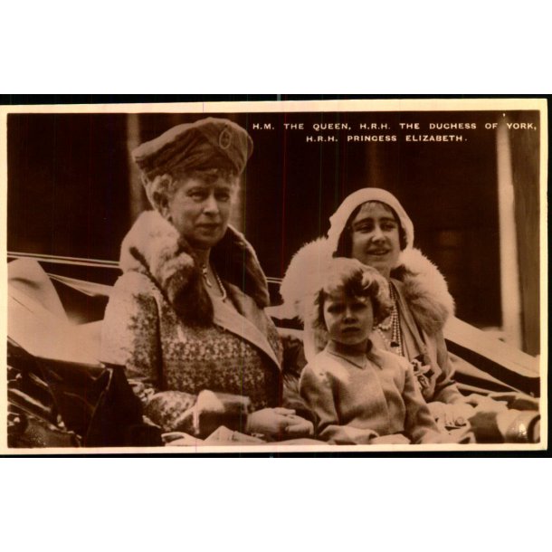 Dronningen - The Duchess of York med Prinsesse Elizabeth - Ubrugt