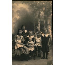 Johannes Christoffersen med Familie  - Aarhus 3 - 7 -1907  - Fotokort - u/n - Brugt